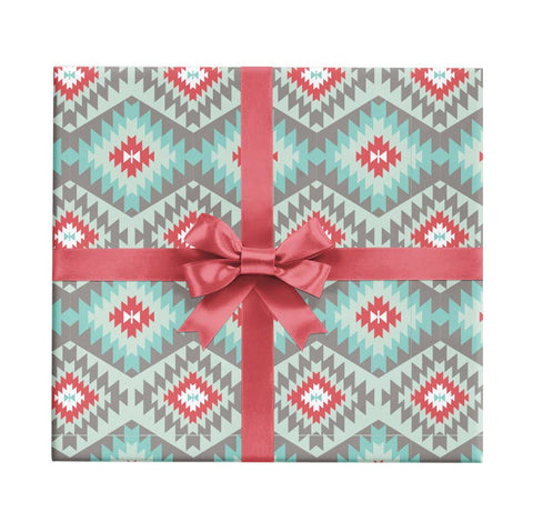 REVEL & Co. - - Tribal Diamonds Taos Boho Wrapping Paper Sheet