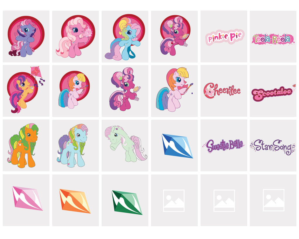 Download My Little Pony Svg Bundle Easy Cut Layered By Color Rainbow Dash Sv Svg Designs For Cutting And Printing