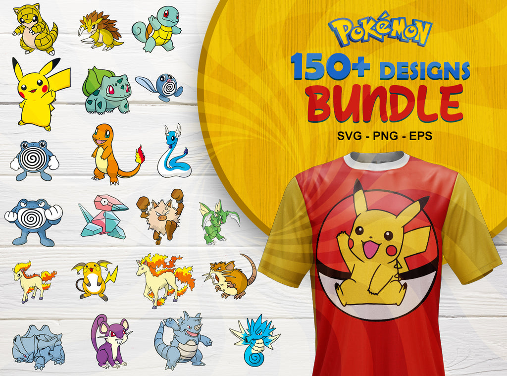 Download 100 Pokemon Bundle Svg Svg Files For Cricut Png Dxf Eps Jpgmas S Svg Designs For Cutting And Printing