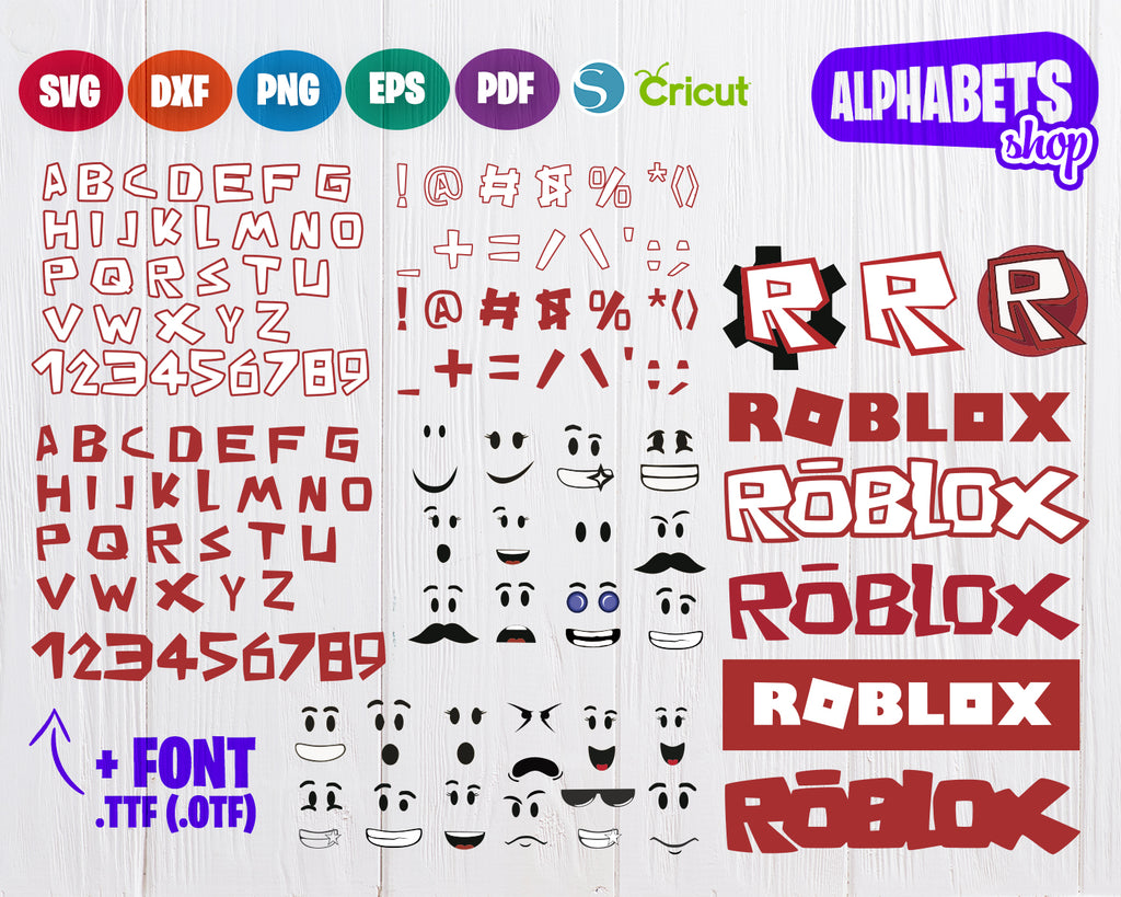 Download Roblox Alphabet Svg Roblox Alphabet Svg Roblox Font Svg Roblox Lett Svg Designs For Cutting And Printing