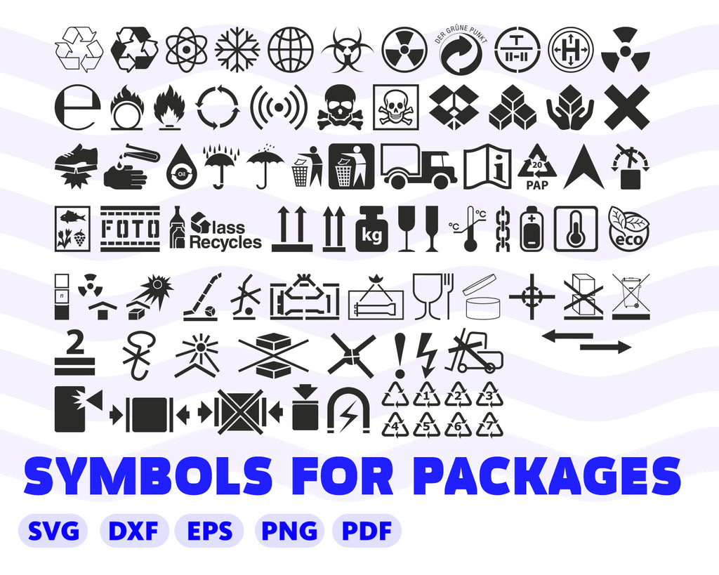 Download Symbols For Packages Cosmetics Packaging Icons Svg Big Bundle Iii E Svg Designs For Cutting And Printing