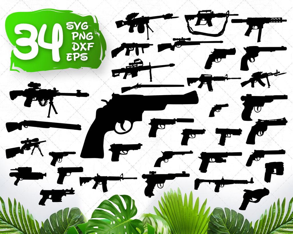 Download Gun Svg Gun Svg Gun Svg Bundle Gun Cut File Pistol Svg Shotgun Sv Svg Designs For Cutting And Printing