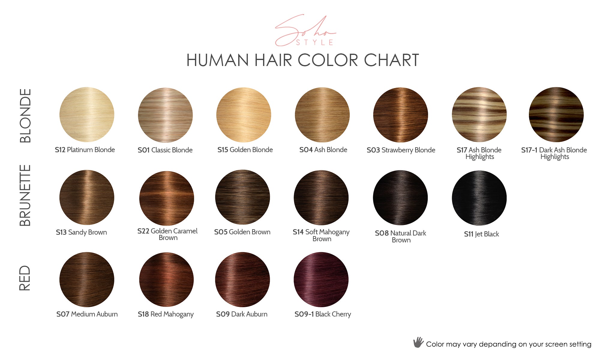 A Hair Color Chart to Get Glamorous Results at Home