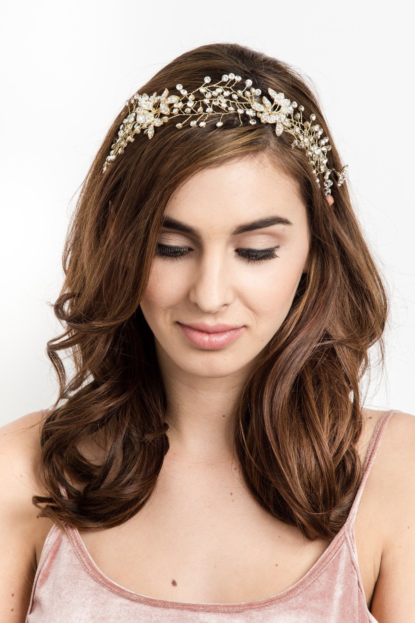 Laura Crystal Hair Crown – Soho Style