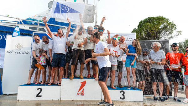 Sailing friends. nlcomp won the Italian ORC Sportboat Championship in Gargnano, Lake Garda at the racing debut of ecoracer