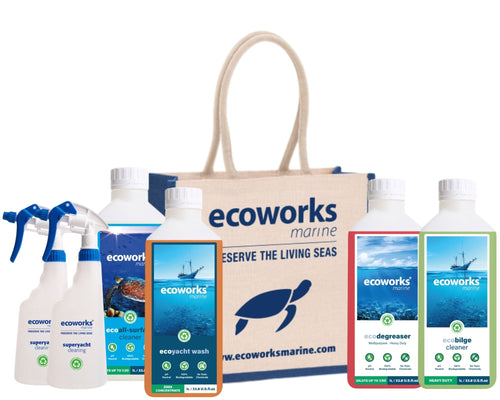 Kit de démarrage Ecoworks Marine Yacht 1 et sac de transport