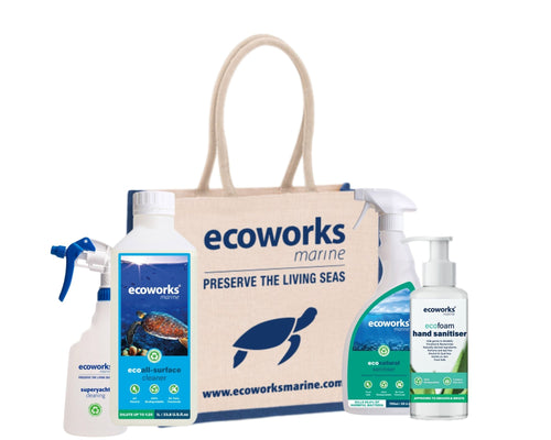 Conjunto de presentes para interiores de iates e casas marinhas Ecoworks