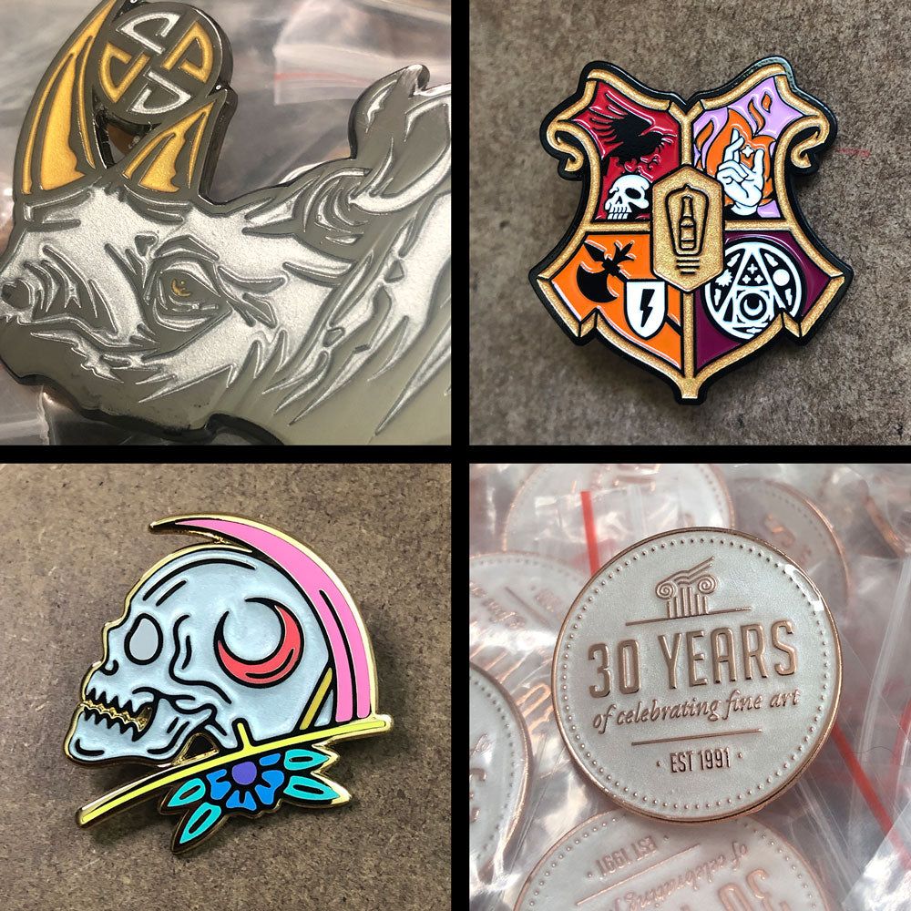 Specialty Inks in Pins - Metallic and Pearl