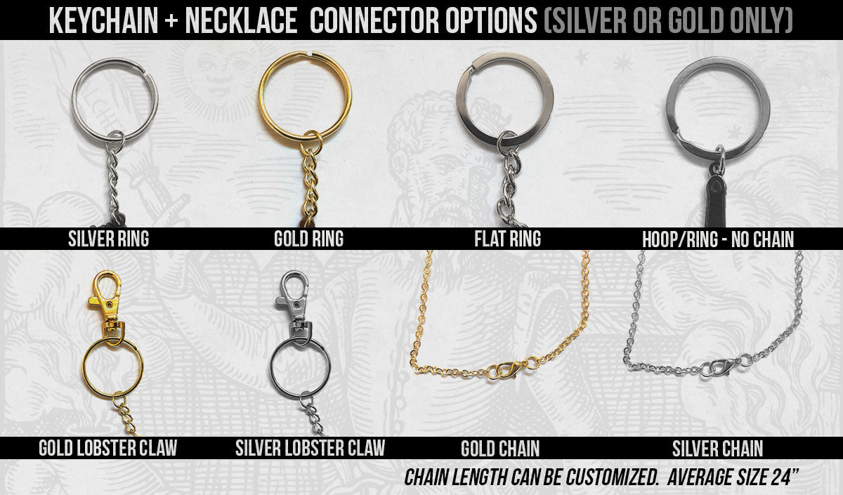 Alchemy Merch - Keychain Attachment Options