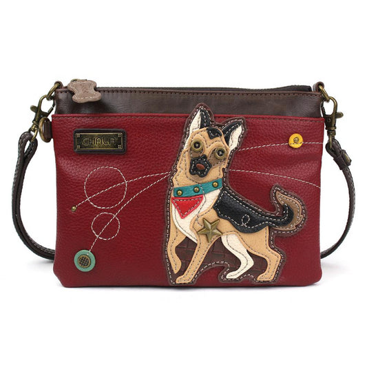 Chala Handbags Paw Print Mini Crossbody Handbag Dog Lovers Convertible  Straps Dog Mom