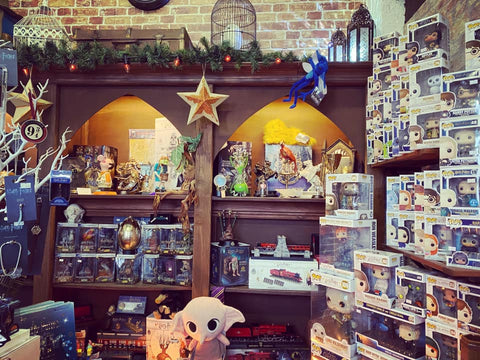 A Collection of Harry Potter Merchandise and Collectables. The