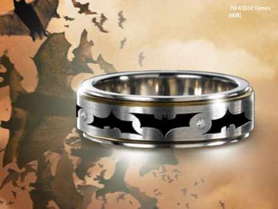 Adult Batman Ring | DC Mens Jewellery | Male Jewelry