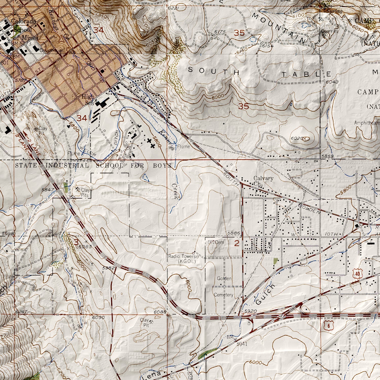 Free Shaded Relief Location Map of Gololo