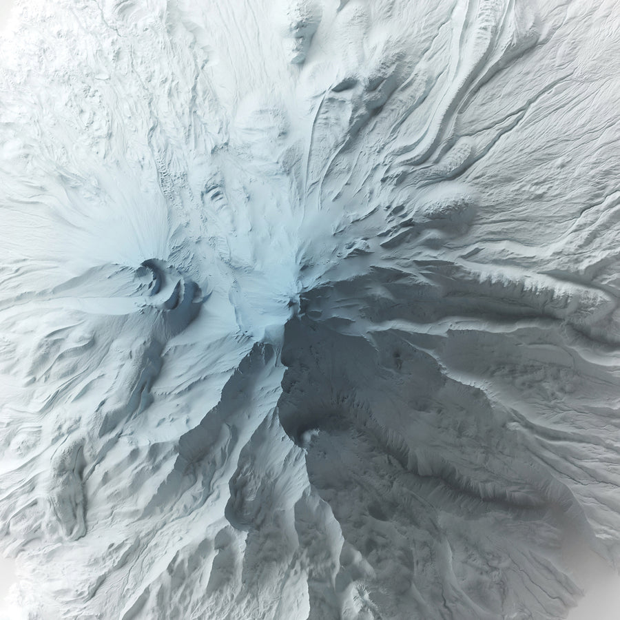 Mount Shasta - Minimalist Map