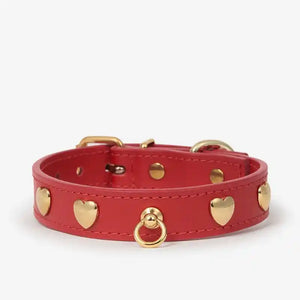Nara Heart Studded Dog Collar - MiAMORE PETS