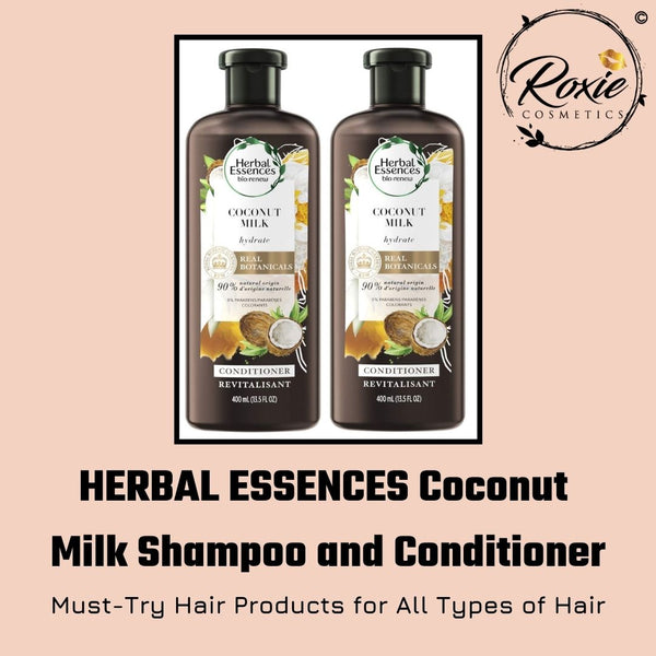 HERBAL ESSENCES BioRenew Hydrate Coconut Milk Shampoo and Conditioner