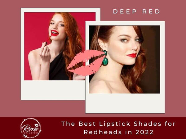 Deep Red Lipstick for Redheads
