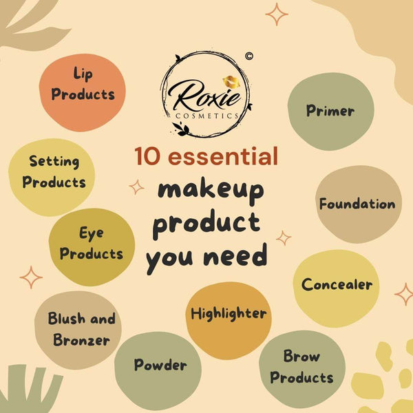 makeup product list