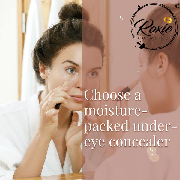 Choose a moisture-packed under-eye concealer