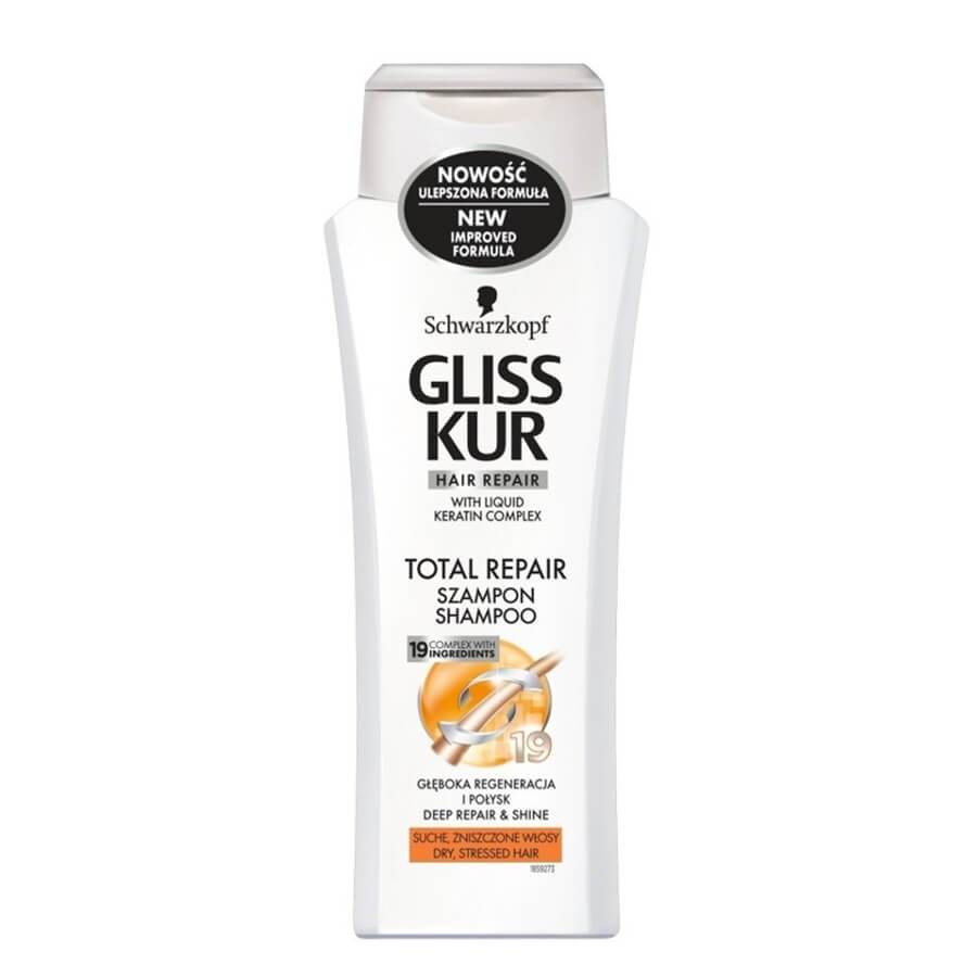 Gliss Kur Total Repair Shampoo Dry Damaged Hair Roxie Cosmetics