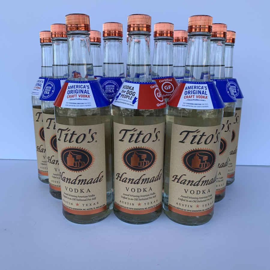 Tito S Handmade Vodka 12 Bottle Case Deal 750 Ml Bob S Discount Liquor