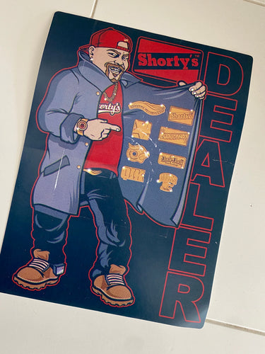 Shorty's Skateboard Sticker Skate Icon 3.2 x 4