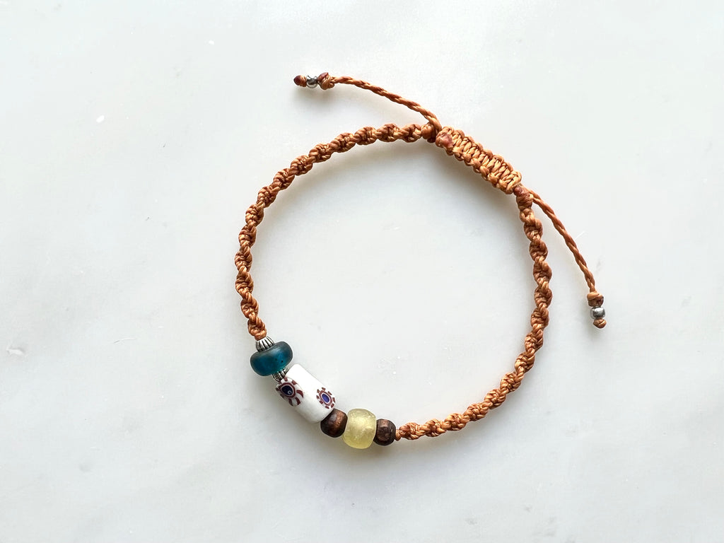 1 Wood Beads Bracelet / ウッドビーズ ブレスレット – atelier mila