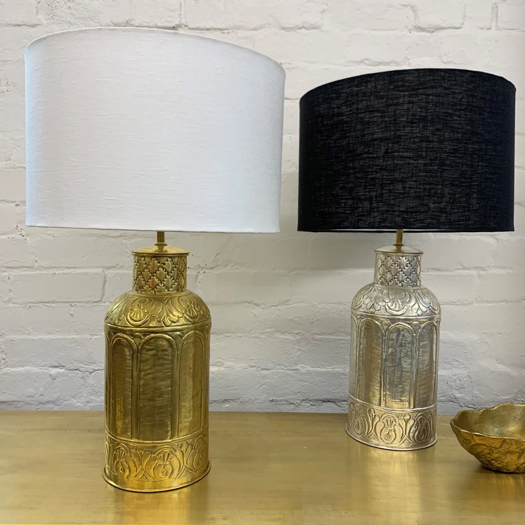 lamp gold base