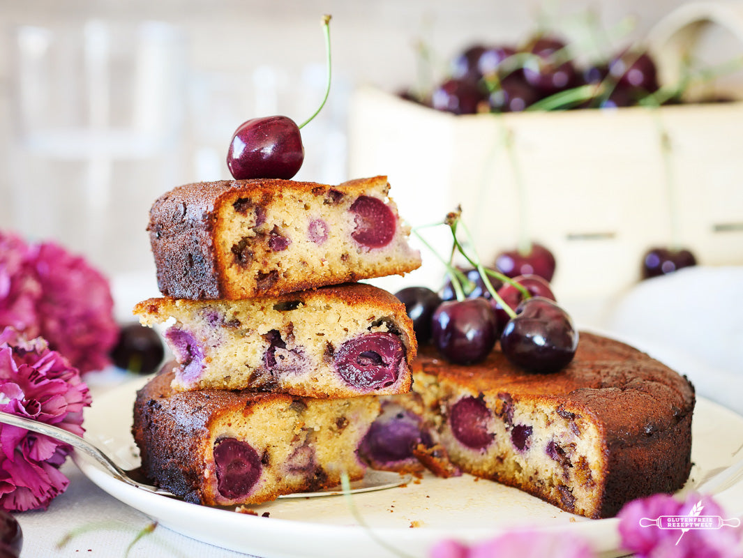 Einfacher Kirsch-Schokoladen Kuchen