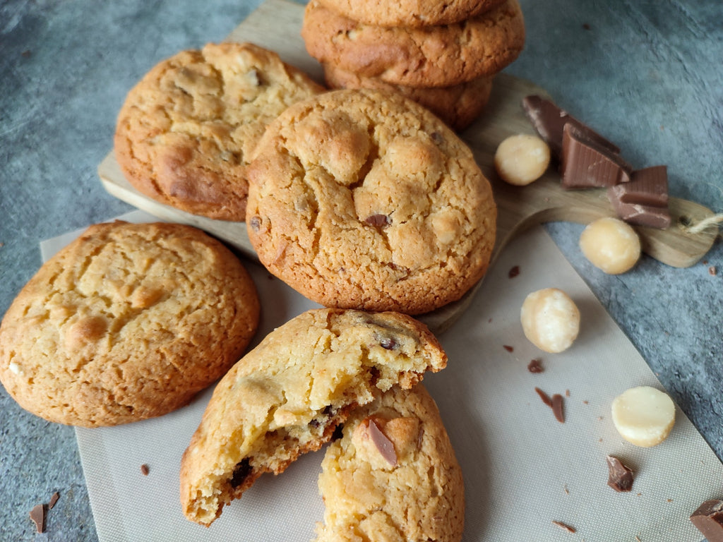 Choco Chips Macadamia Koekjes Glutenvrij Ruut