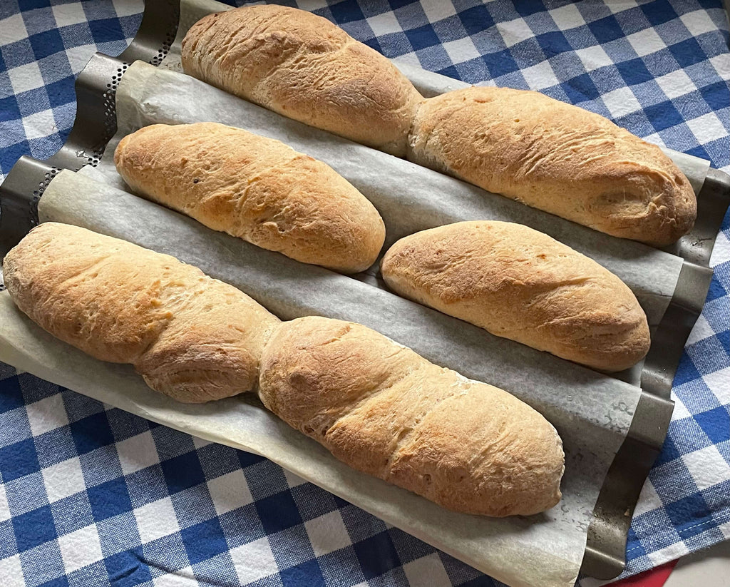 Baguette rolls gluten free vegan