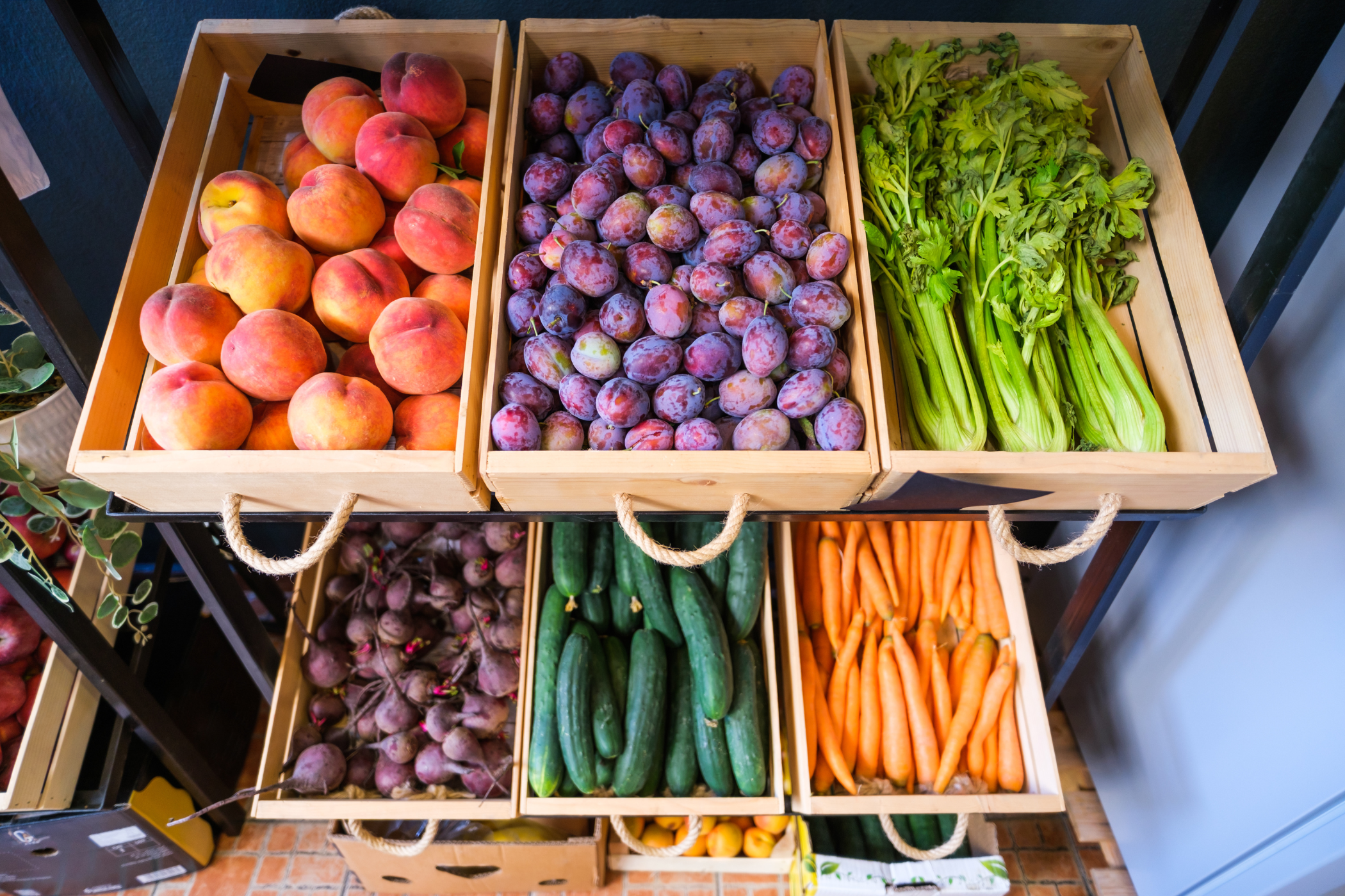 Obst und Gemüse in der glutenfreien Lebensmittelliste