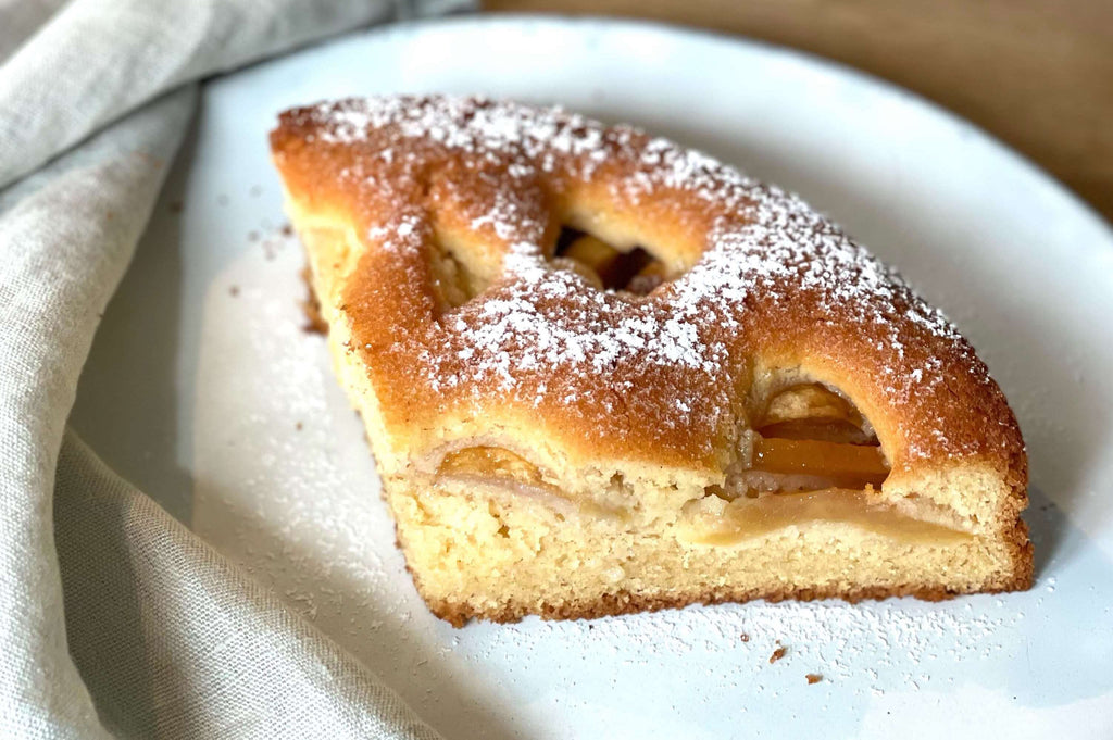 Versunkener Apfelkuchen glutenfrei