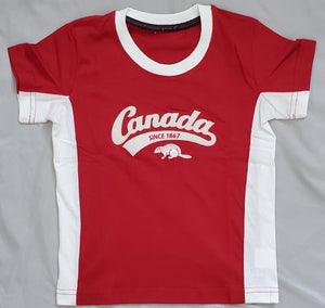 Canada Applique Full Front Embroidery - child t-shirt