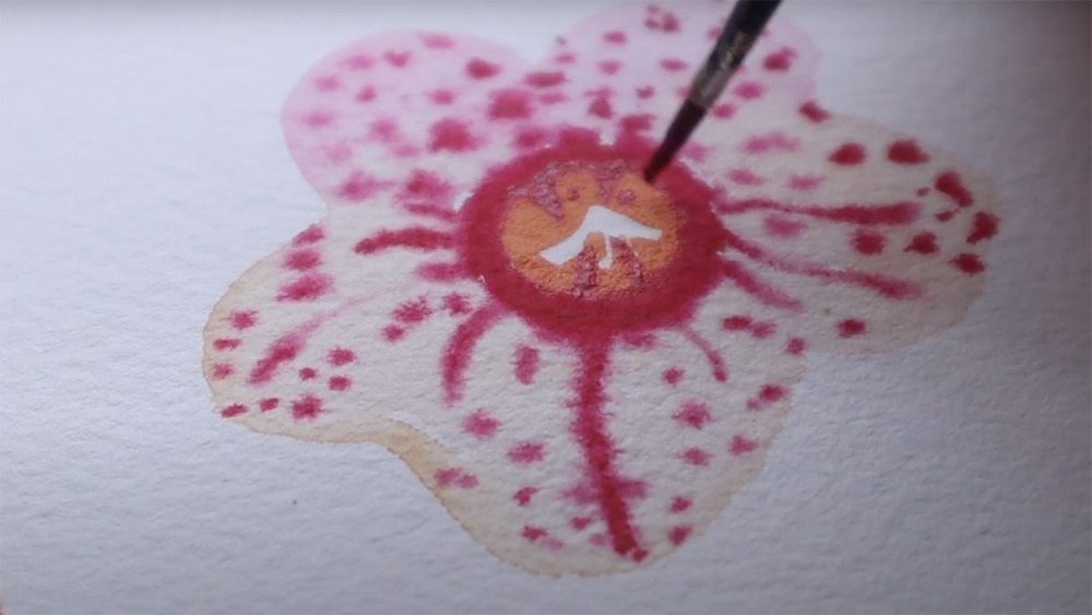 watercolor flower interesting tutorial