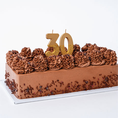 Chocolate lovers sheet cake