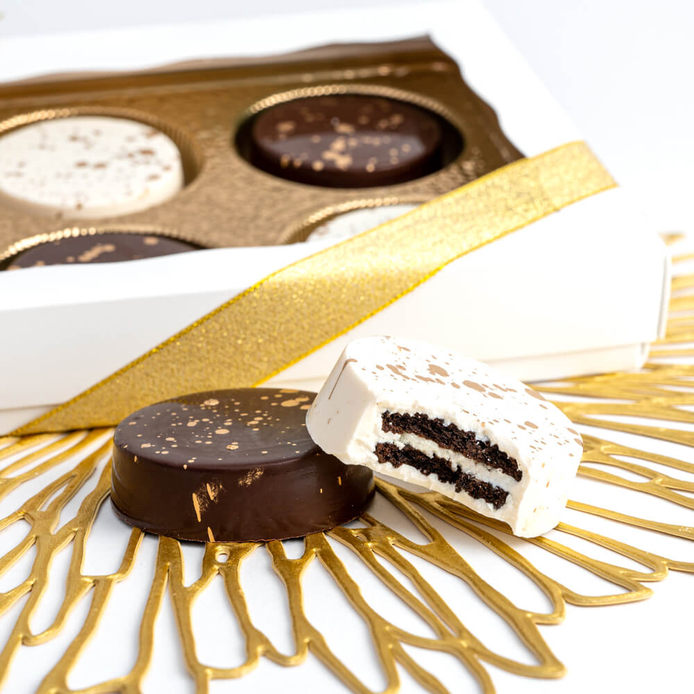 Chocolate Dipped Golden Oreos