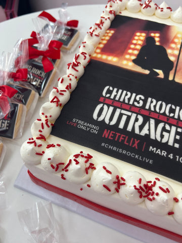 Chris Rock Outrage Cake with Gift