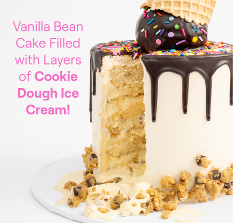 Cookie Dough Ice Cream Cake