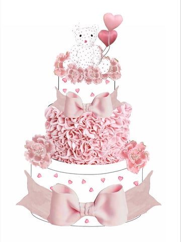 Ashley Benson Baby Shower Cake design