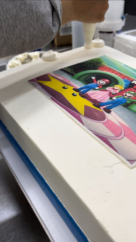 Designed Nintendo World Cake