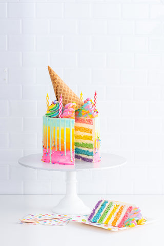 Rainbow Candy Cake