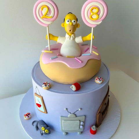 Homer Simpson Cake