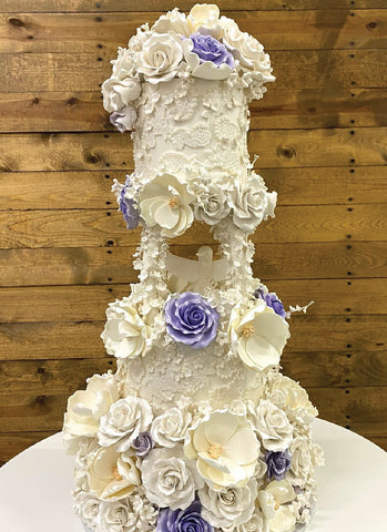 wedding cake floral