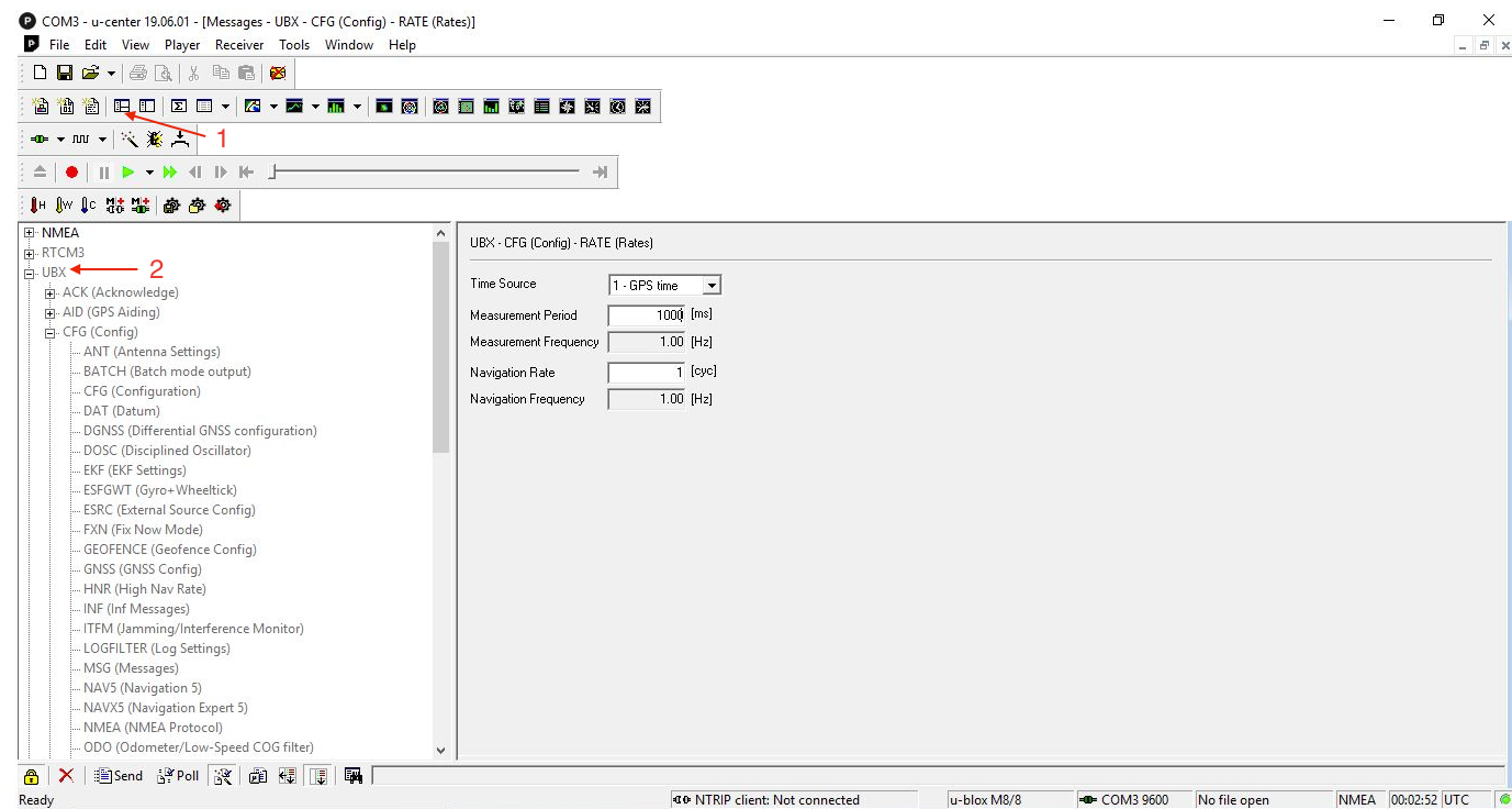 update GNSS100L and GNSS200L GPS to 10 Hz