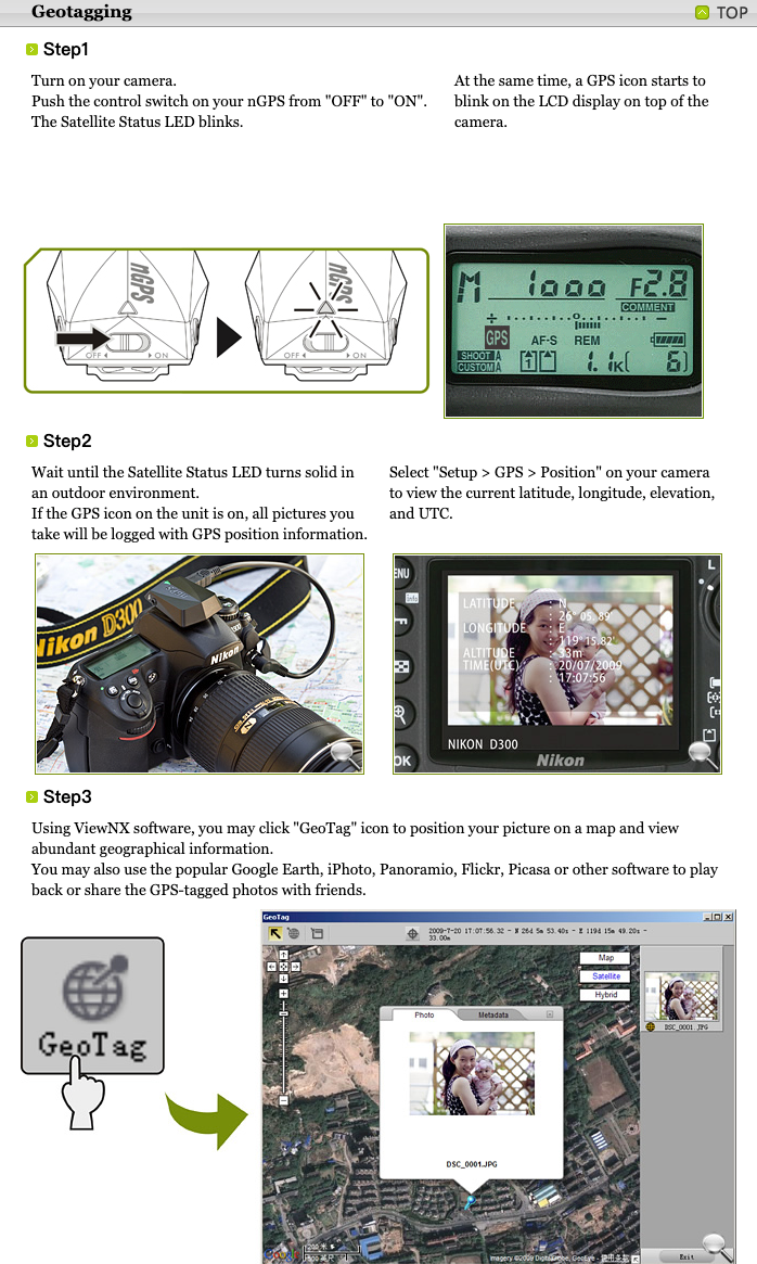 Columbus nGPs - Geotagging