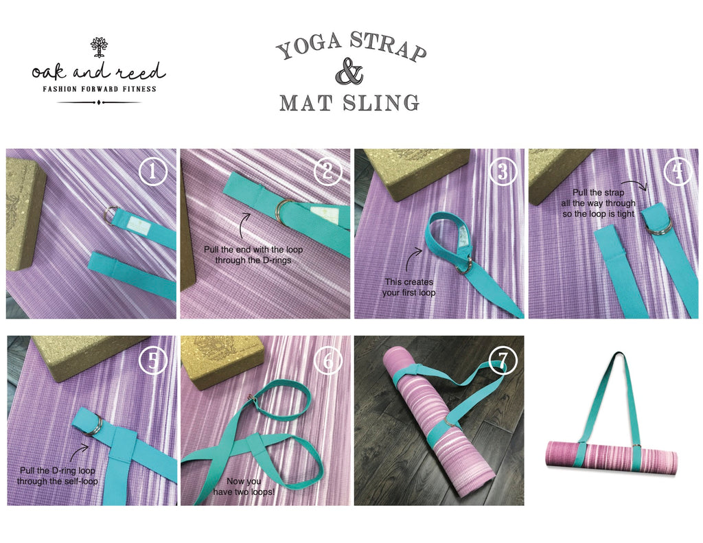 2-in-1 Yoga Strap & Mat Sling Instructions