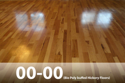Hickory Wood Floor Finish buffed 2