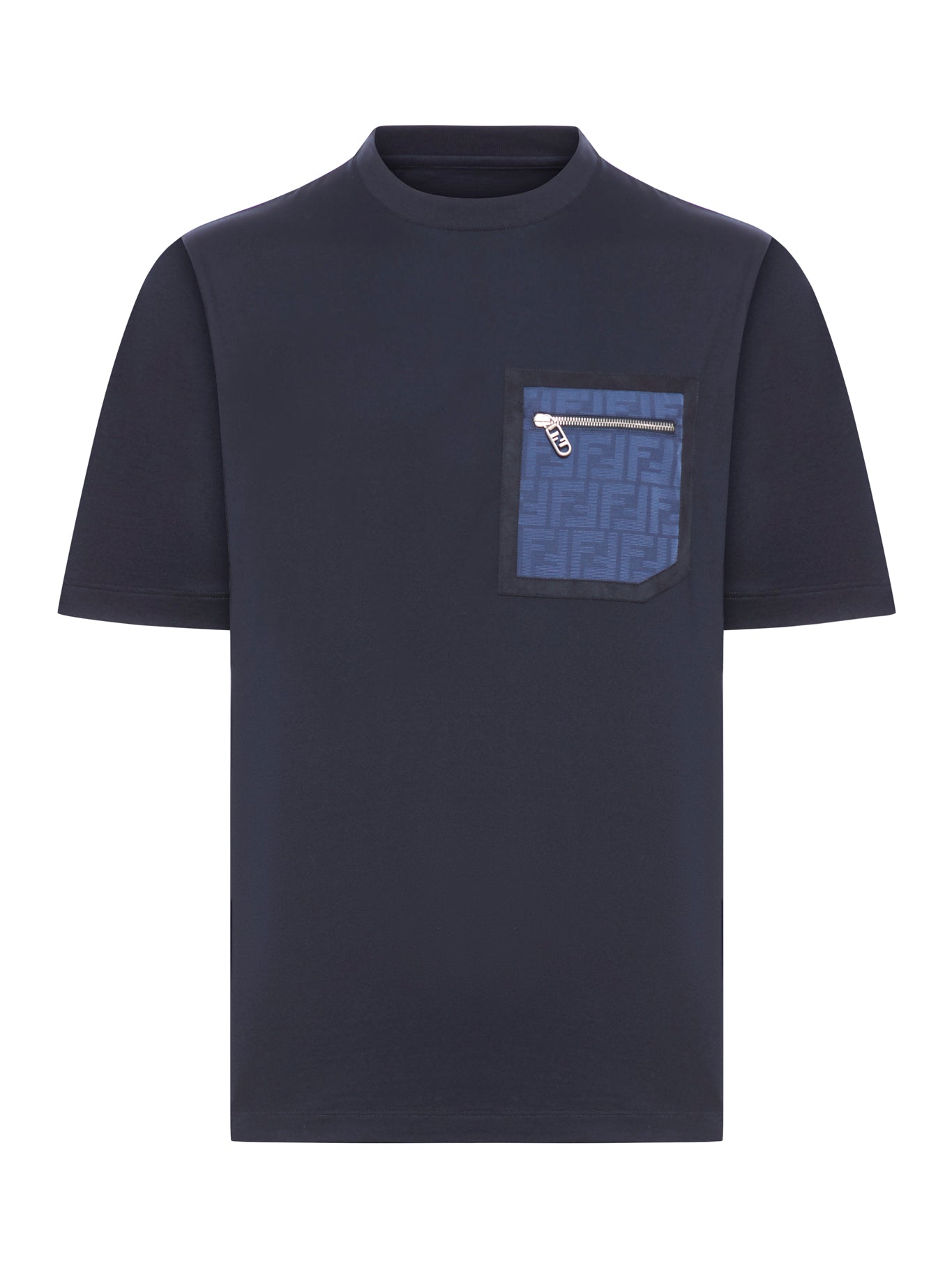 Fendi Blue Cotton T-shirt