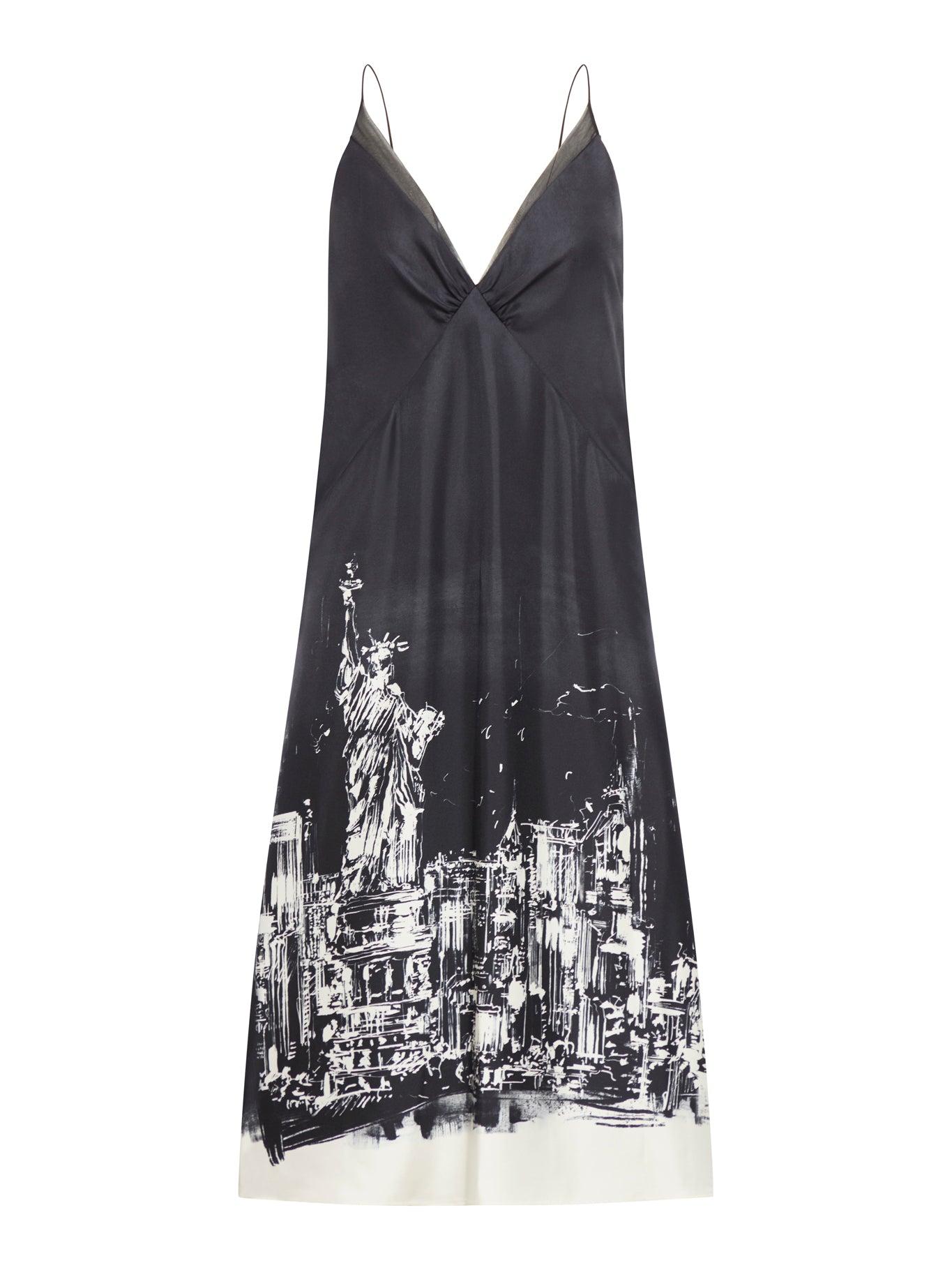 Dior Printed Dress In Black